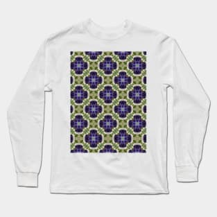 Violet Tessellation Long Sleeve T-Shirt